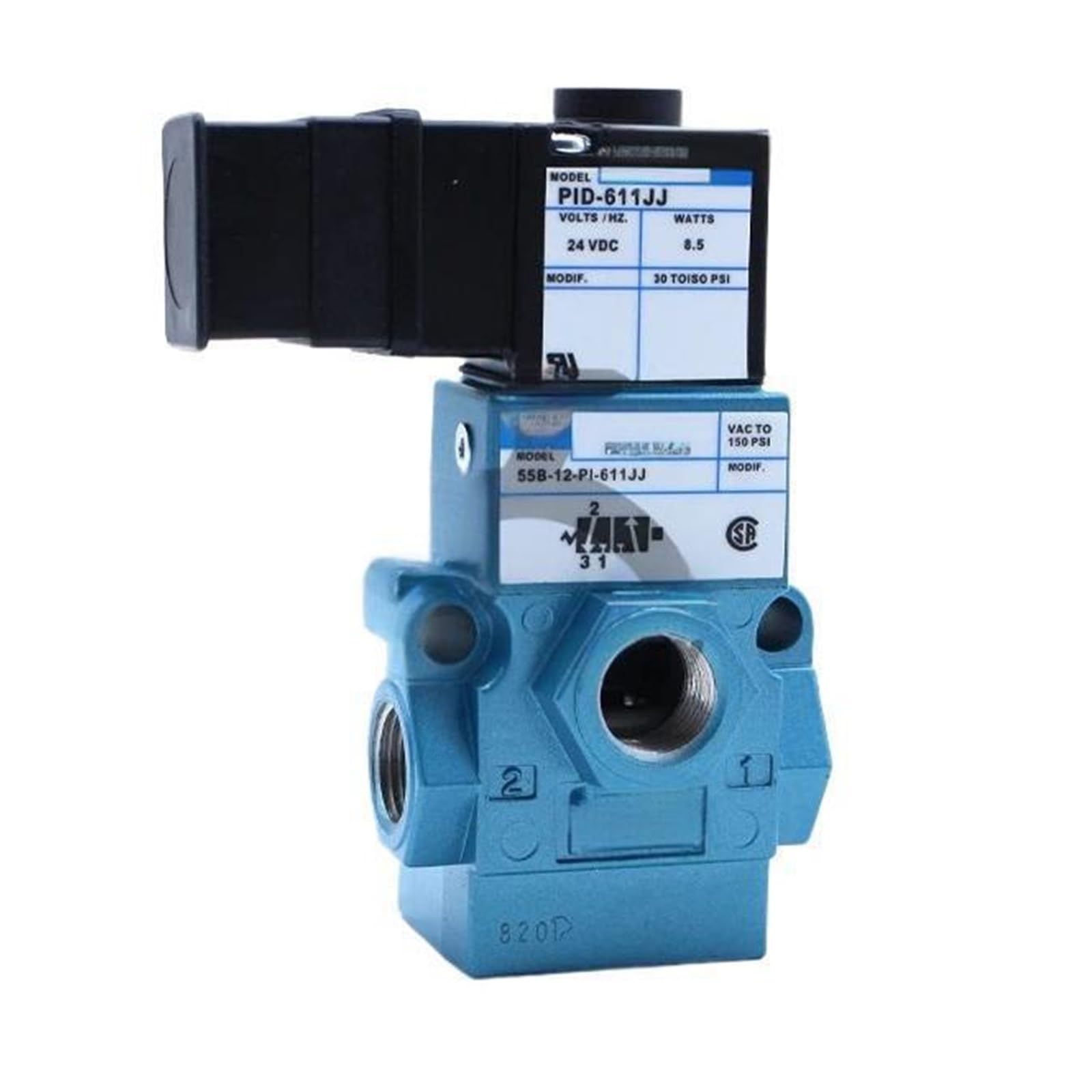 Électrovanne pneumatique 55B-24-PE-611JA distributeur air comprimé bobine PED-611