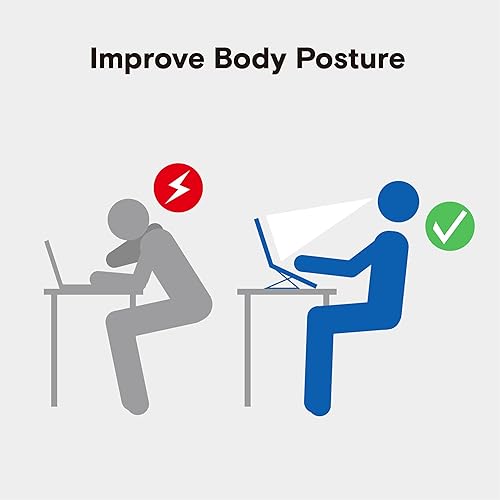 Miniatura 5 de MOFT Soporte invisible para laptop sin ventilación inferior adhesivo ligero de 2 alturas reposicionable sin residuos hasta 16 pulgadas con carga de