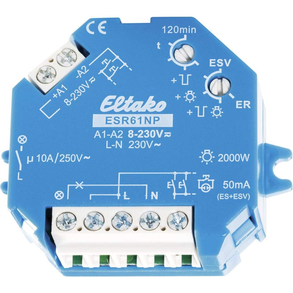 Eltako Stromstoßschalter 1S ESR61NP-230V+UC Nicht Pot.frei 10A  