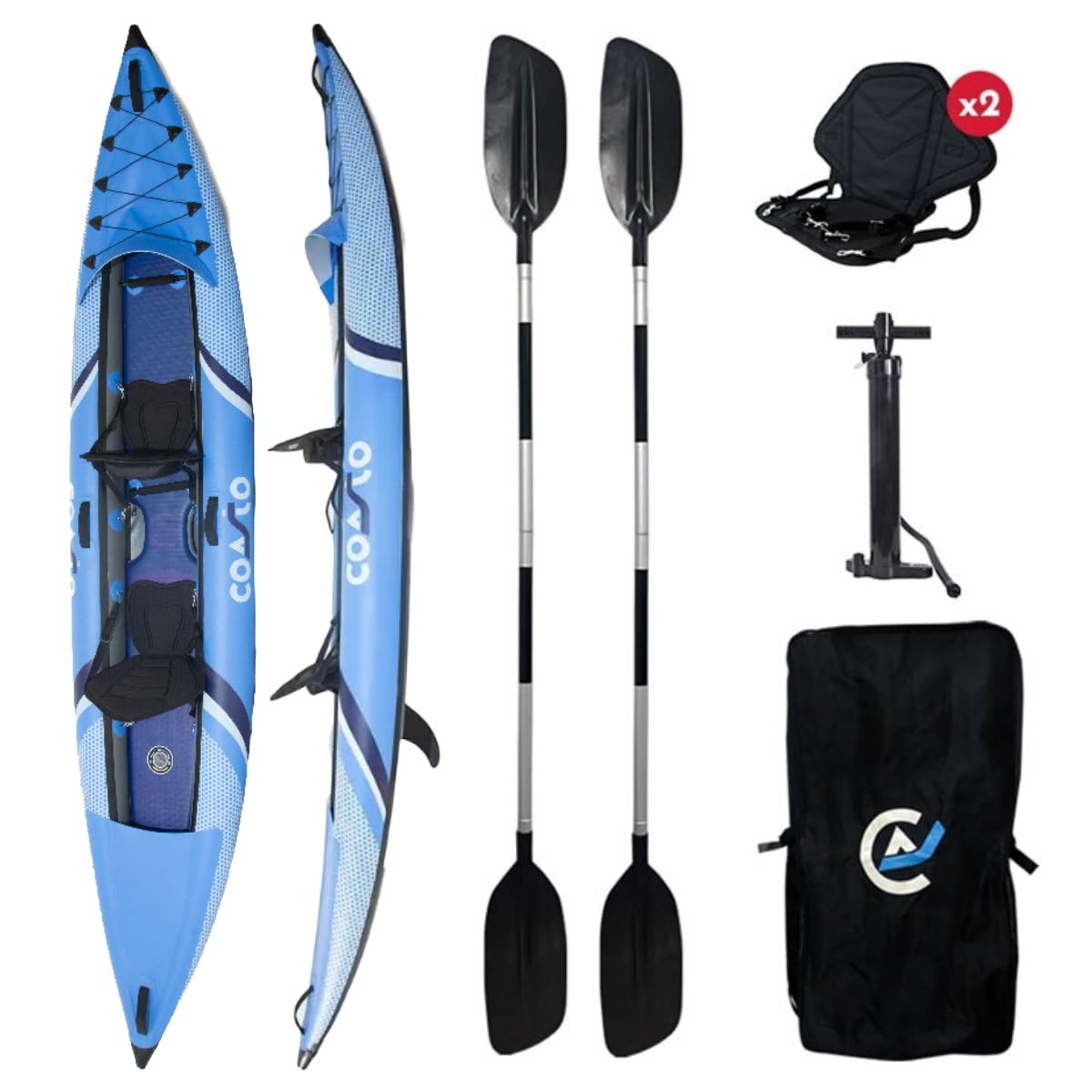 WattSUP Coasto Lotus Personas Kayak inflable Drop Stich Canoa Barco Kayak