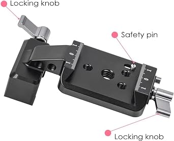 RS2 RS3 Vertical Camera Mount Compatible with DJI RS 2/RS 3/RS3 PRO, Sturdy Portrait Vertical Shooting Solution Accessories Rig for YouTube Shorts IG Tiktok Video Extended Vertical Shooting