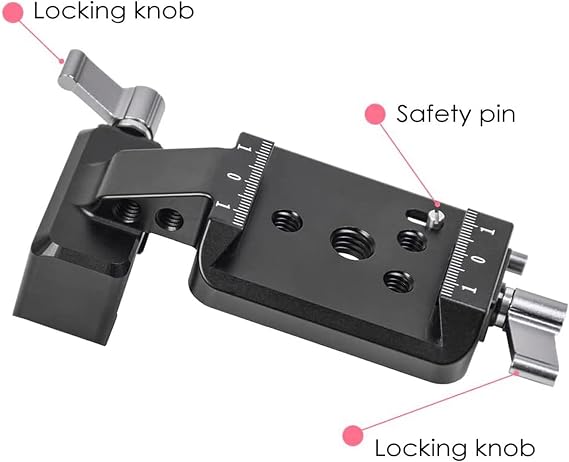 RS2 RS3 Vertical Camera Mount Compatible with DJI RS 2/RS 3/RS3 PRO, Sturdy Portrait Vertical Shooting Solution Accessories Rig for YouTube Shorts IG Tiktok Video Extended Vertical Shooting
