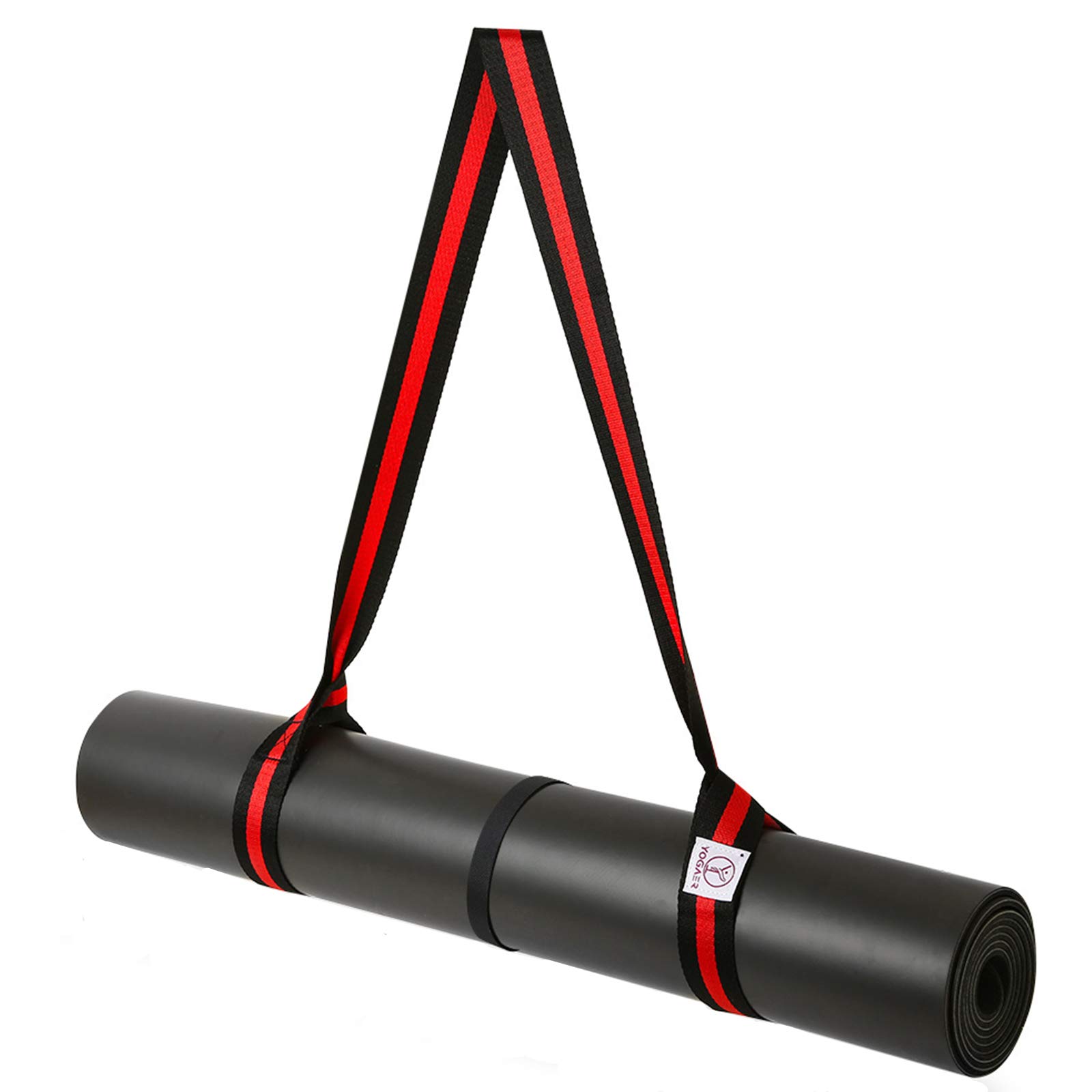 YOGAER Yoga Mat Carrier Strap, Adjustable Thick Straps Sling for Carrying Large Mats, Stretching Band