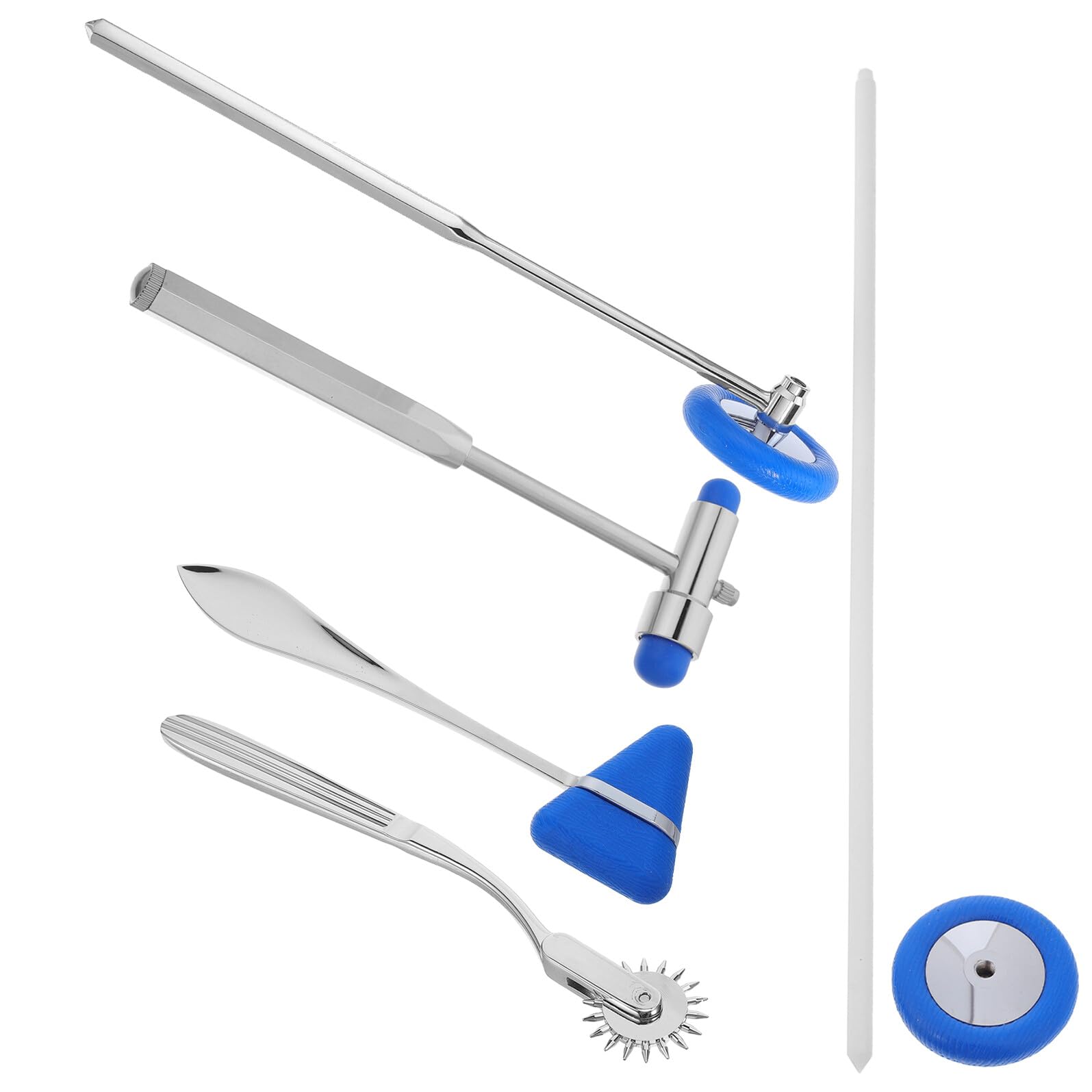Hohopeti Martelli Diagnostici Strumenti Percussione per Esami Ospedalieri Supporto per Test Neurologici Kit per Studenti di Medicina Strumento Diagnostico Portatile Blu