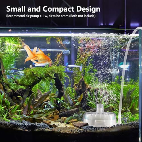 Image of Aquarium Small Fish Tank Filter - Mini Fish Tank for 2-15 Gallon Tanks Bio Sponge Filter, Ultra Quiet Submersible Aeration Filters for Breeding Fry Betta Shrimp Tanks