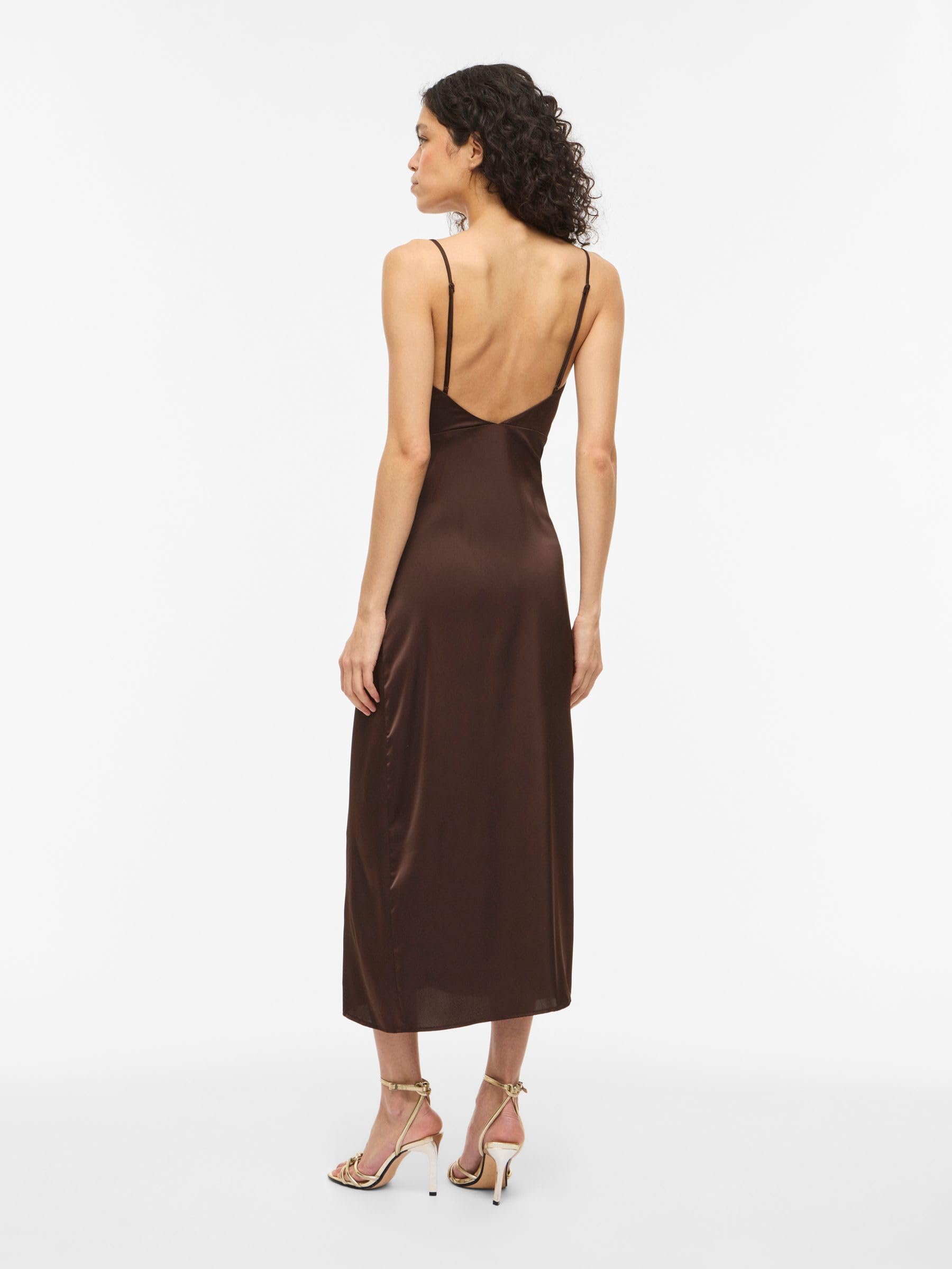 VILA Viravenna Strap Ankle Dress - Viravenna Noos/DC Robe à lanières Femme (Lot de 1)