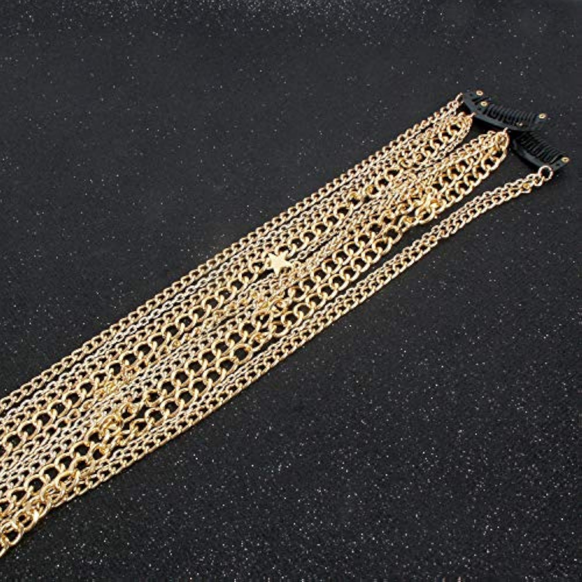 2 PCS Elegant Dreadlocks Pearl Tassel Ponytail