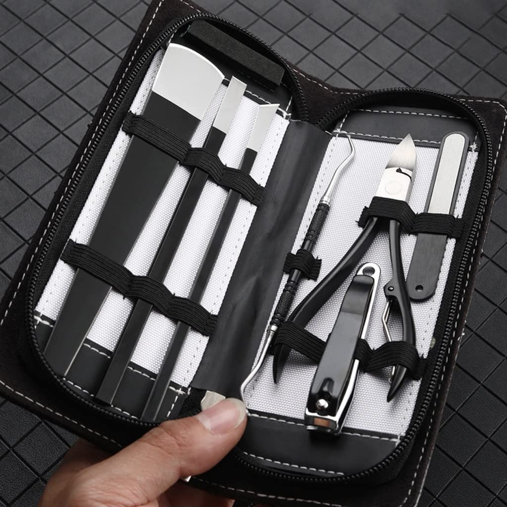 Manicure Set Professional Pedicure 7 Sets Toenail Care Set Nail Clippers Manicure Pedicure Kit Stainless Steel Pedicure Pliers Travel Sets Manicure Nail Clippers Kit (Size : 7 Pieces)