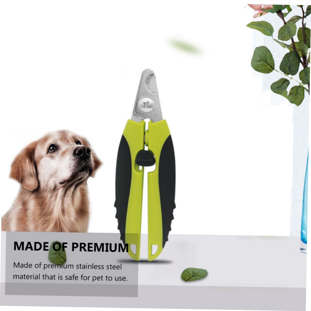 Ipetboom 3piezas Cortadora De Uñas para Mascotas De Acero Inoxidable Tijeras para Perros y Gatos Mango Ergonómico Antideslizante para Cuidado De Uñas De Animales Domésticos