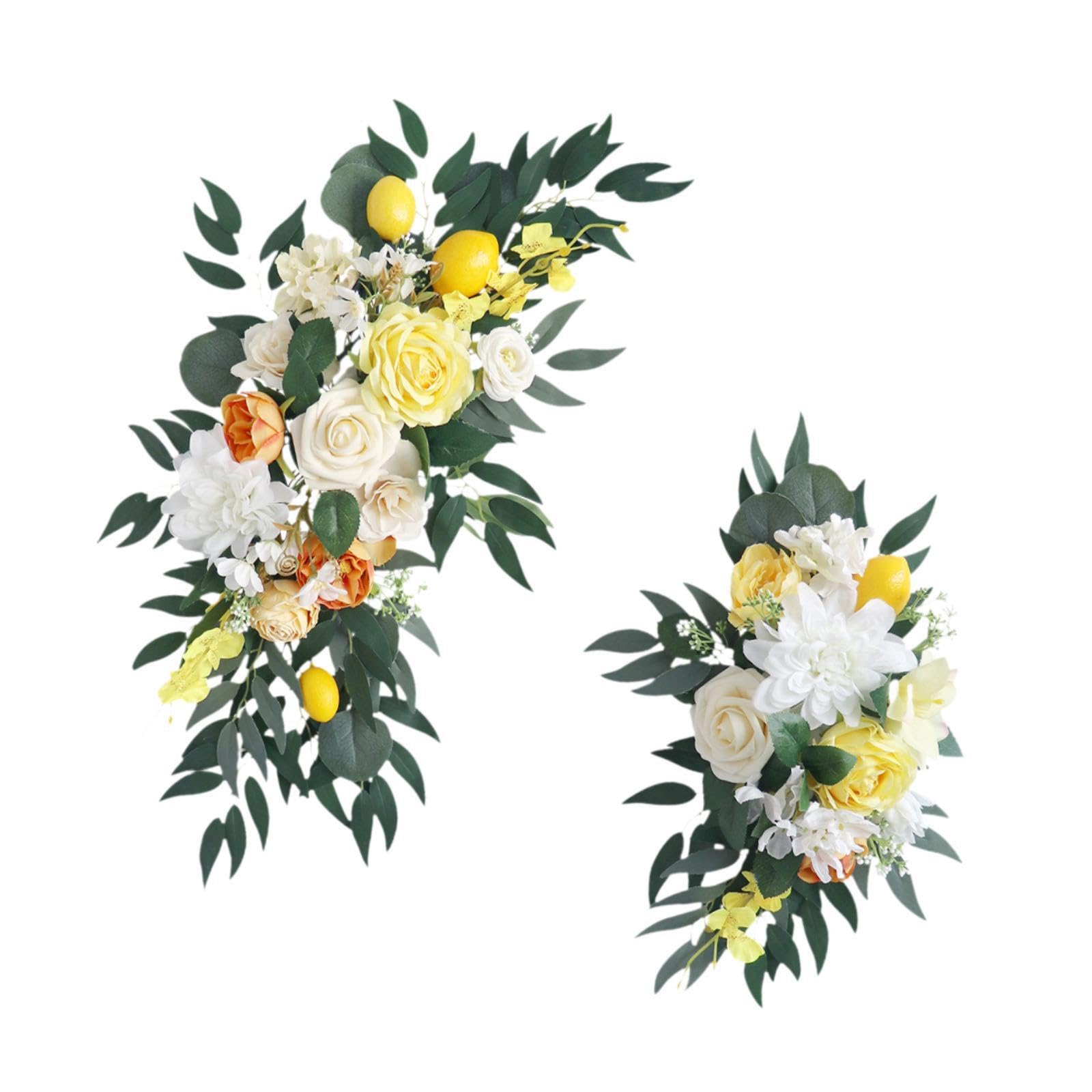 Auyxssz Green Classic Wedding Artificial Flowers Swag Featuring Leaves Enhancing Table Centerpieces And Elevating Party Reception Decor Wedding Artificial