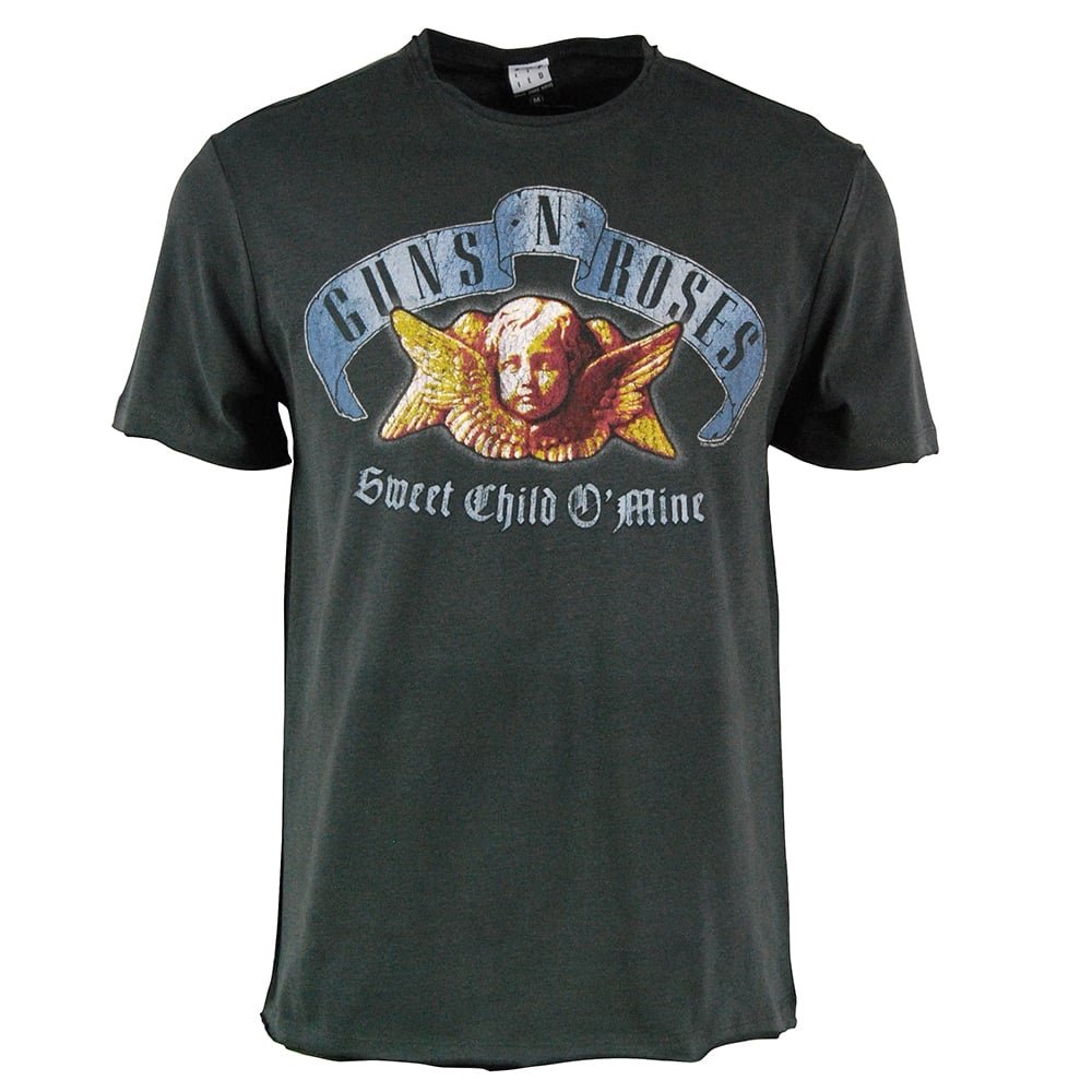 T-shirt Guns N Roses Anthracite pour un Look Festival Rock