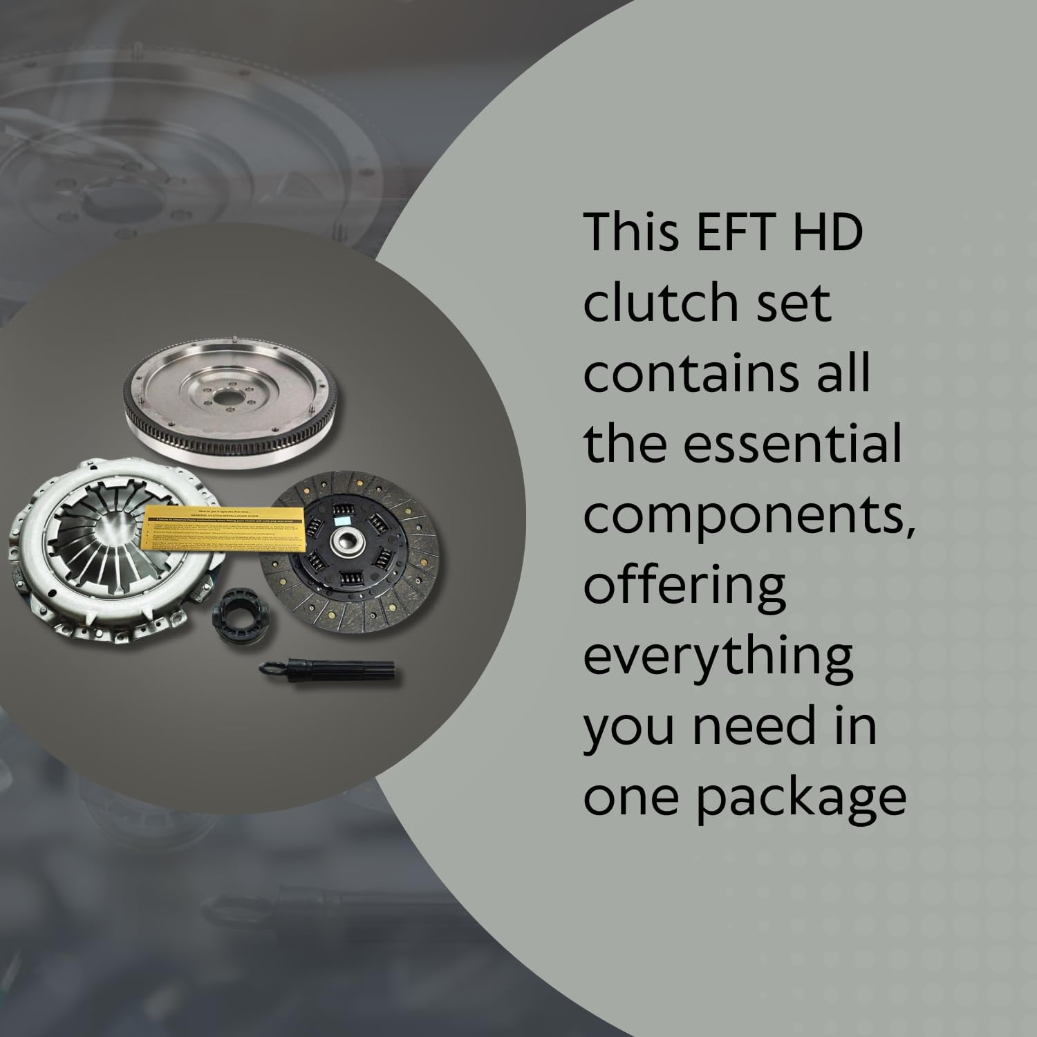 EFT HD Clutch Kit With Flywheel For 1998-2006 Volkswagen Beetle, Golf, and Jetta GL and GLS 2.0L Engine MK4 AEG SOHC - Enhanced Performance and Durability - Comes with 12 Month Brand Warranty