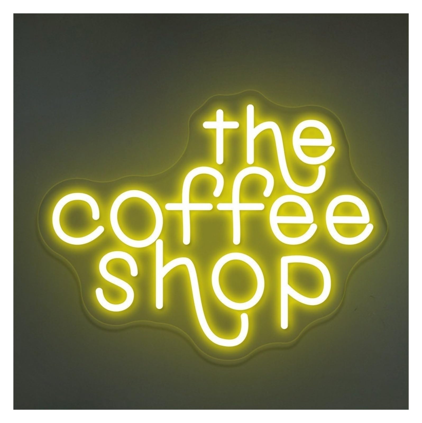 RONGCH Hanging Art Signs Coffee Shop Custom Neon Sign Cafe Bar Decor Room Bedroom Game Pet Store Birthday Party 45cm