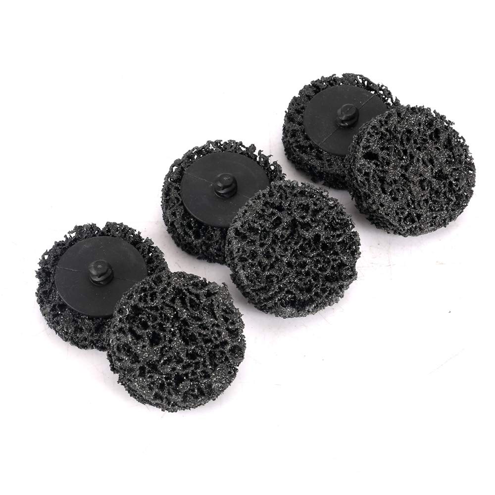 10 Pack 2" Strip Disc Rust Removal Wheel,Angle Grinder Disc Wheel,2 inch Quick Change Easy Strip & Clean Discs (Black)