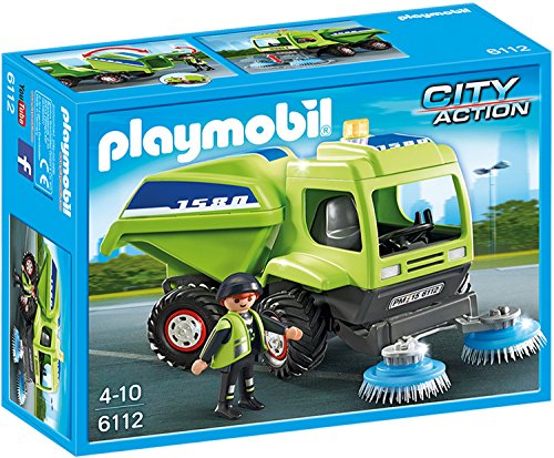 Playmobil - 6112 - Agent avec balayeuse de voirie