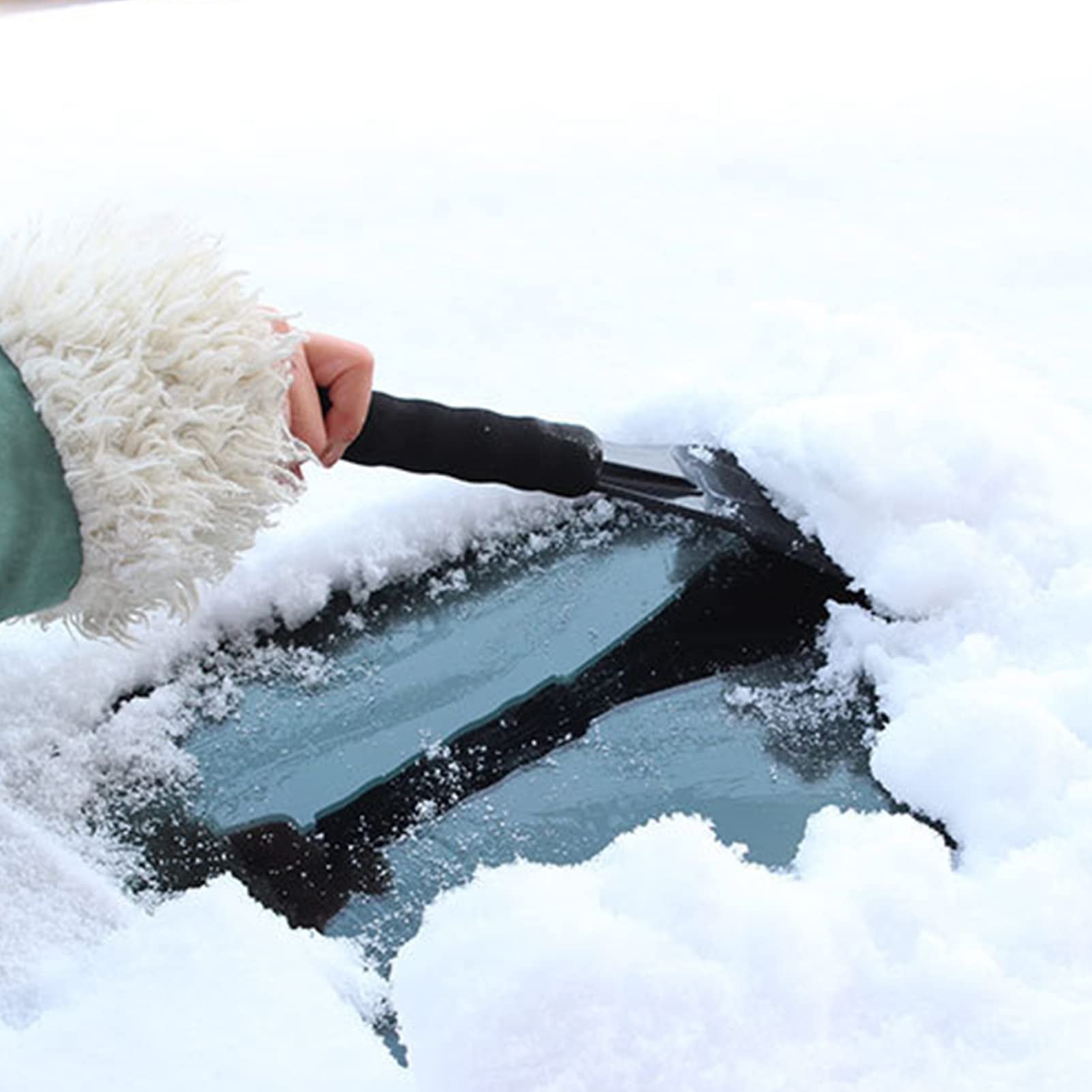 Guanto Raschia Ghiaccio Impermeabile - Raschietto Per Ghiaccio E Neve - 8
