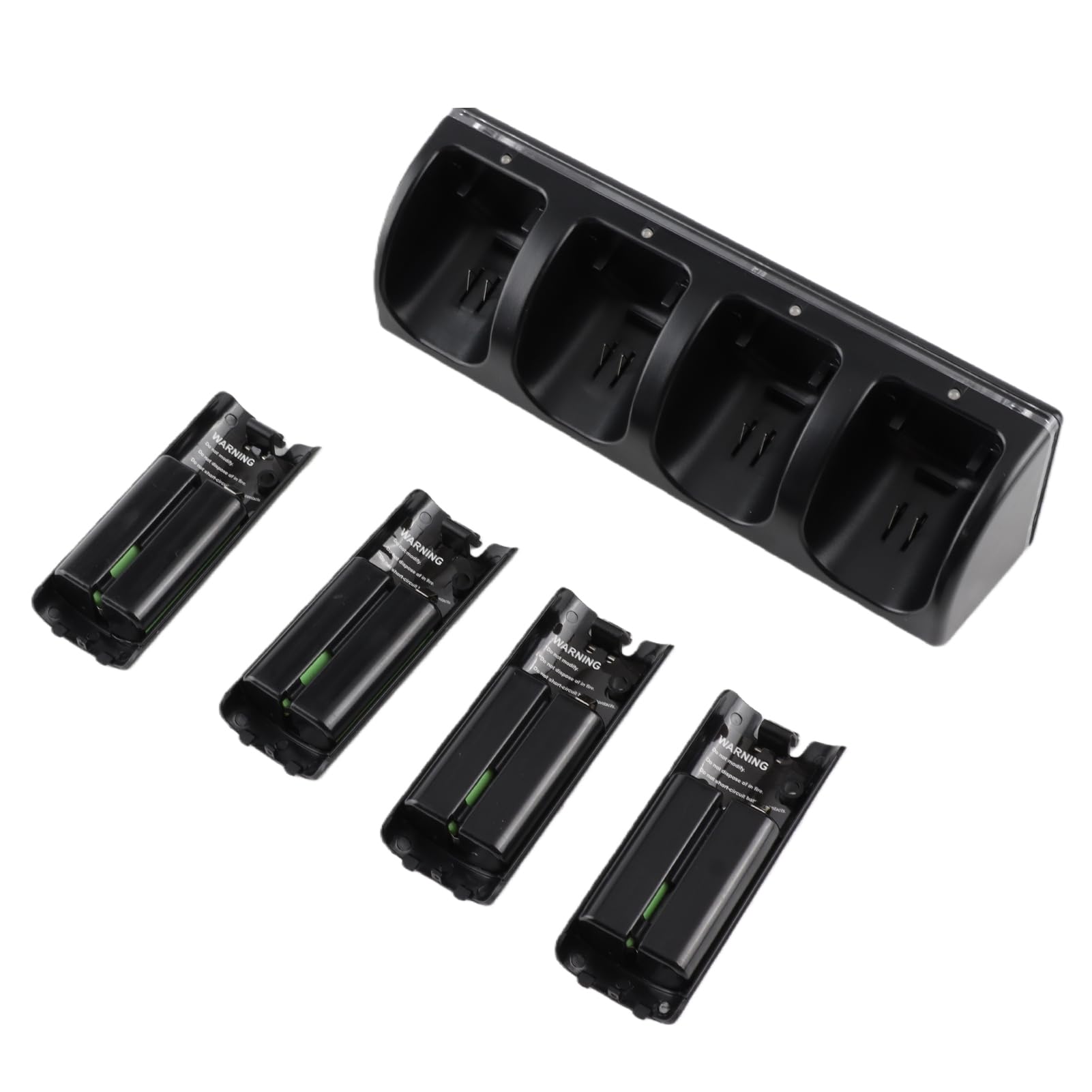 Station de Charge pour Manette avec 4 Piles Rechargeables 2800mAh
