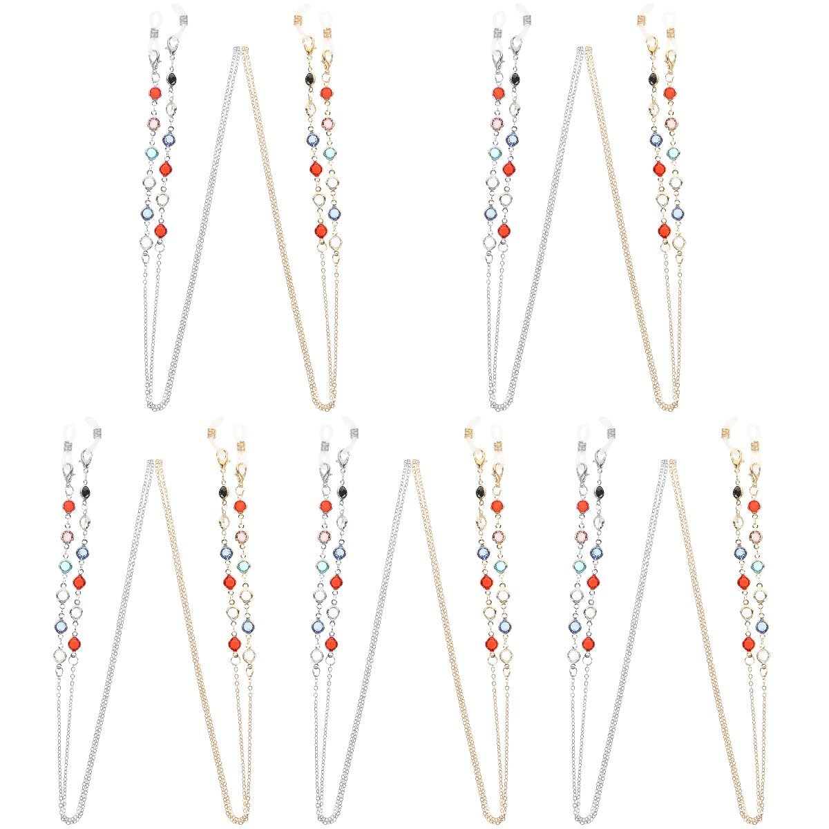 Healeved Corda Per Occhiali Catena Di Occhiali Da Sole Occhiali Da Sole Da Donna Catena Per Occhiali Accessori Collana Maschera Collana Di Occhiali Metallo