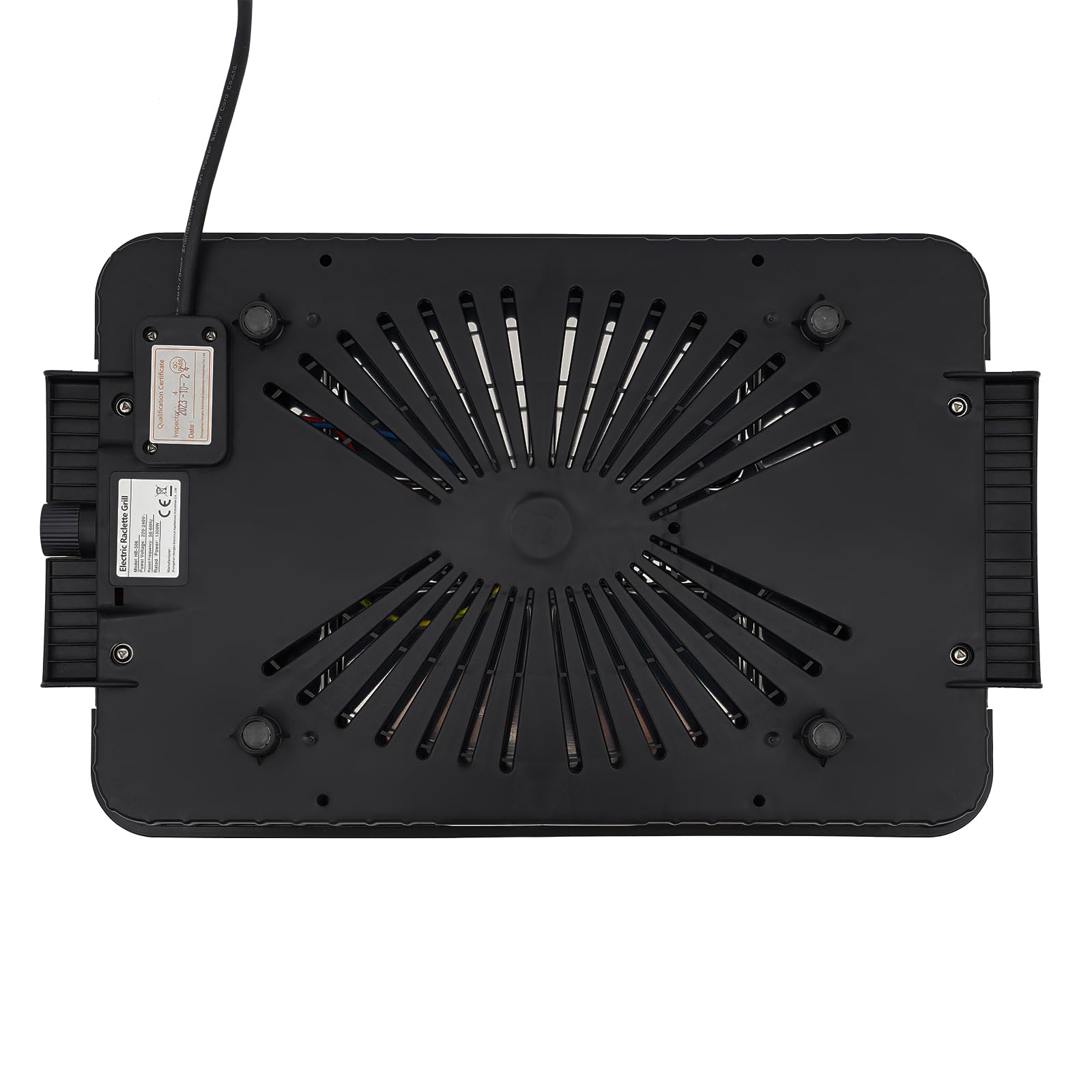 Elektryczny grill stołowy, 1,3 kW, bezdymny grill elektryczny, 220 V, 6-8 osób, nieprzywierająca płyta Teppanyaki, profesjonalna elektryczna płyta grillowa gastronomiczna, grill BBQ z blachą do