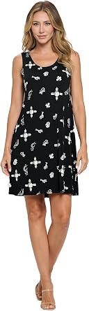 Jostar Print Missy Tank Dress-7003BN-TRP1