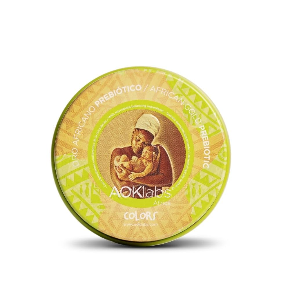 AOKlabs – Or Africain Prébiotique 50ml | Crème Visage Équilibrante | Aide à Réduire les Imperfections et Réguler l'Excès de Sébum | Soutient le Microbiome Cutané