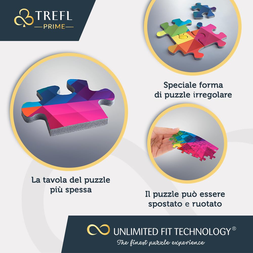 Trefl-13500 Pezzi, Grandi Dimensioni, BIO, EKO, Collage con Supereroi, Divertimento per Adulti eBambini a Partire da 12 Anni Puzzle, Colore, The Ultimate Marvel Collection, 81024