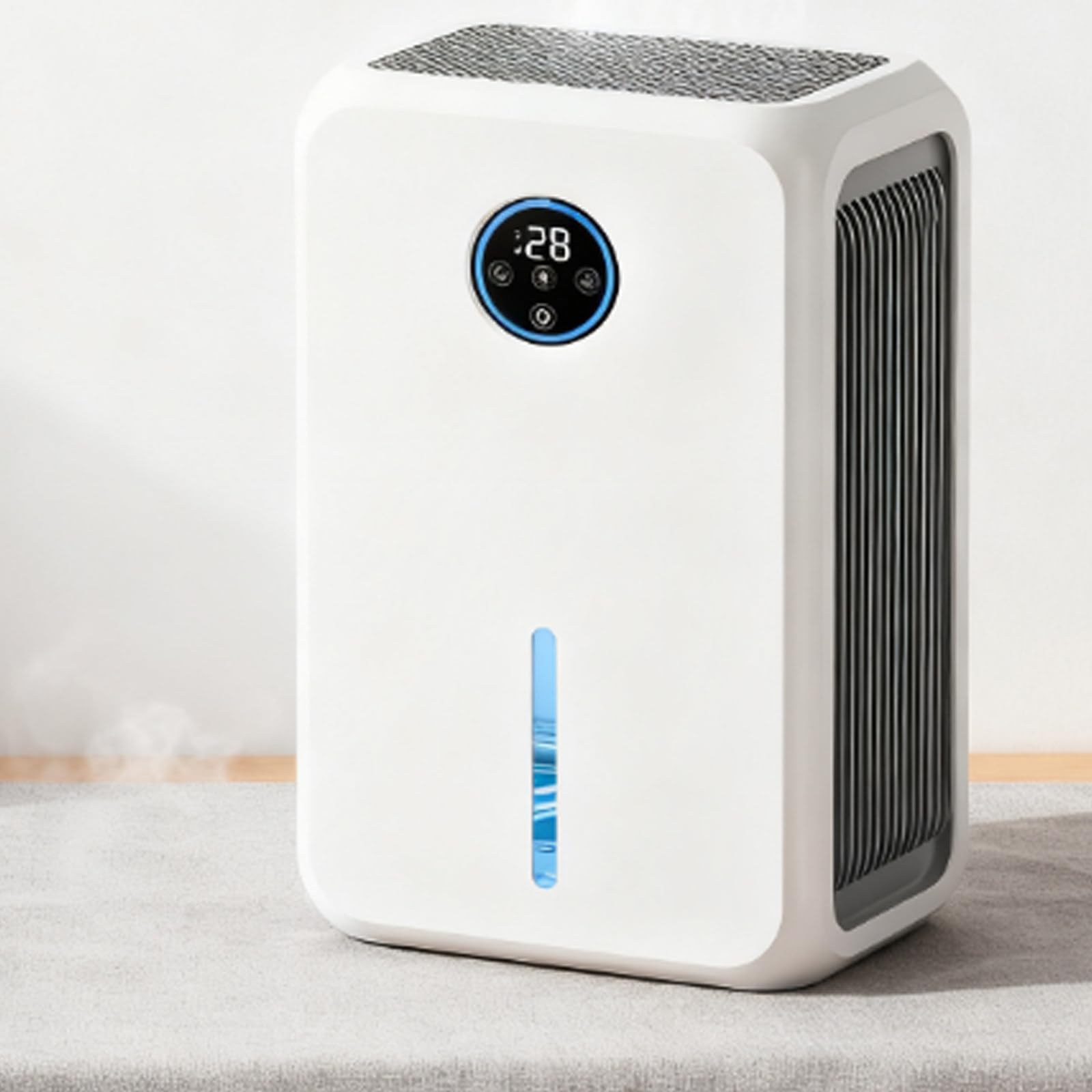 Osuszacz Powietrza Do Pomieszczeń O Powierzchni 50 M²: Dwurdzeniowa Technologia Kondensacji, Wydajność 700 Ml/Dzień, Bardzo Niski Poziom Hałasu <25 Db, Zbiornik 2,2 L