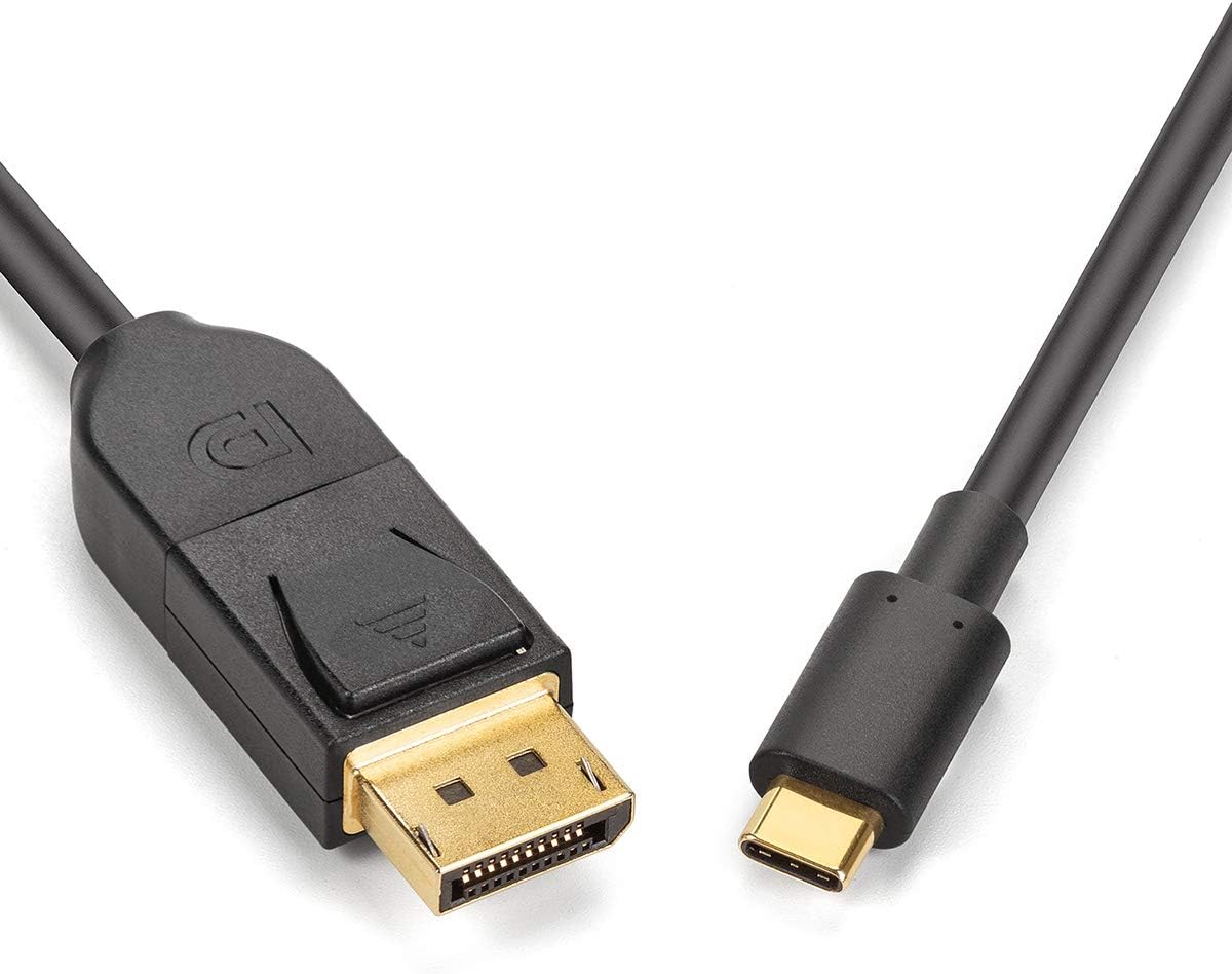 USB C to DisplayPort 8K 60Hz Cable, 4K 144Hz 120Hz 2K 240Hz, DP Alt Mode Over USB Type C, Thunderbolt 3 TBT3/USBC to DisplayPort 1.4 HBR3 Adapter,VESA Certified-1.5 Meters