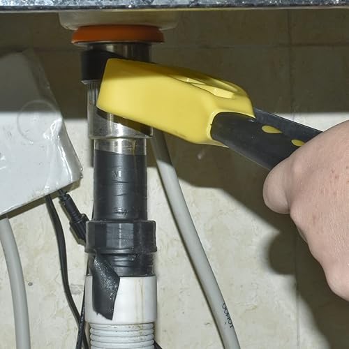 Miniatura 5 de AccEncyc Paquete de 2 llaves de correa llaves de cinturón de fontanería juego de llaves de filtro de aceite abridor de tarros llave de tubo para