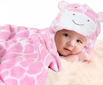 Mture Sortie De Bain A Capuche Drap De Bain Bebe Mignon Animal Peignoir Sortie De Bain Pour Bebe Rose Amazon Fr Bebe Et Puericulture