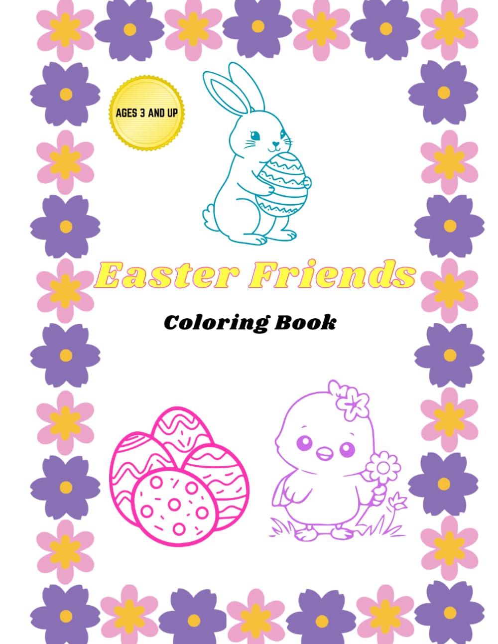 Easter Friends Coloring Book