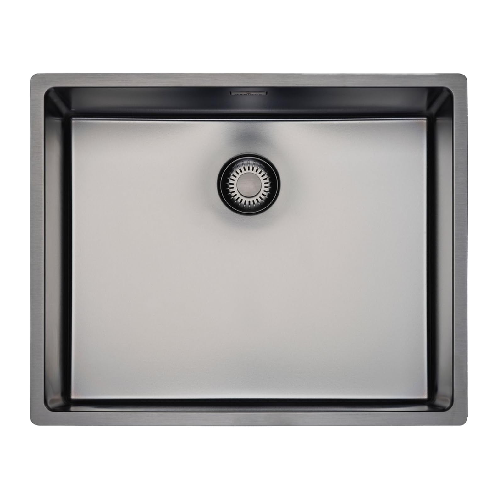 REGINOX New York Inset, Flushmount/Undermount Sink 500X400 Mm Gun Metal Silver
