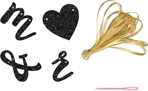 Miniatura 6 de Cartel de Mr&Mr Banner, pareja gay, despedida de soltera, compromiso, decoraciones de fiesta de boda gay, cartel de EnGayged, purpurina negra