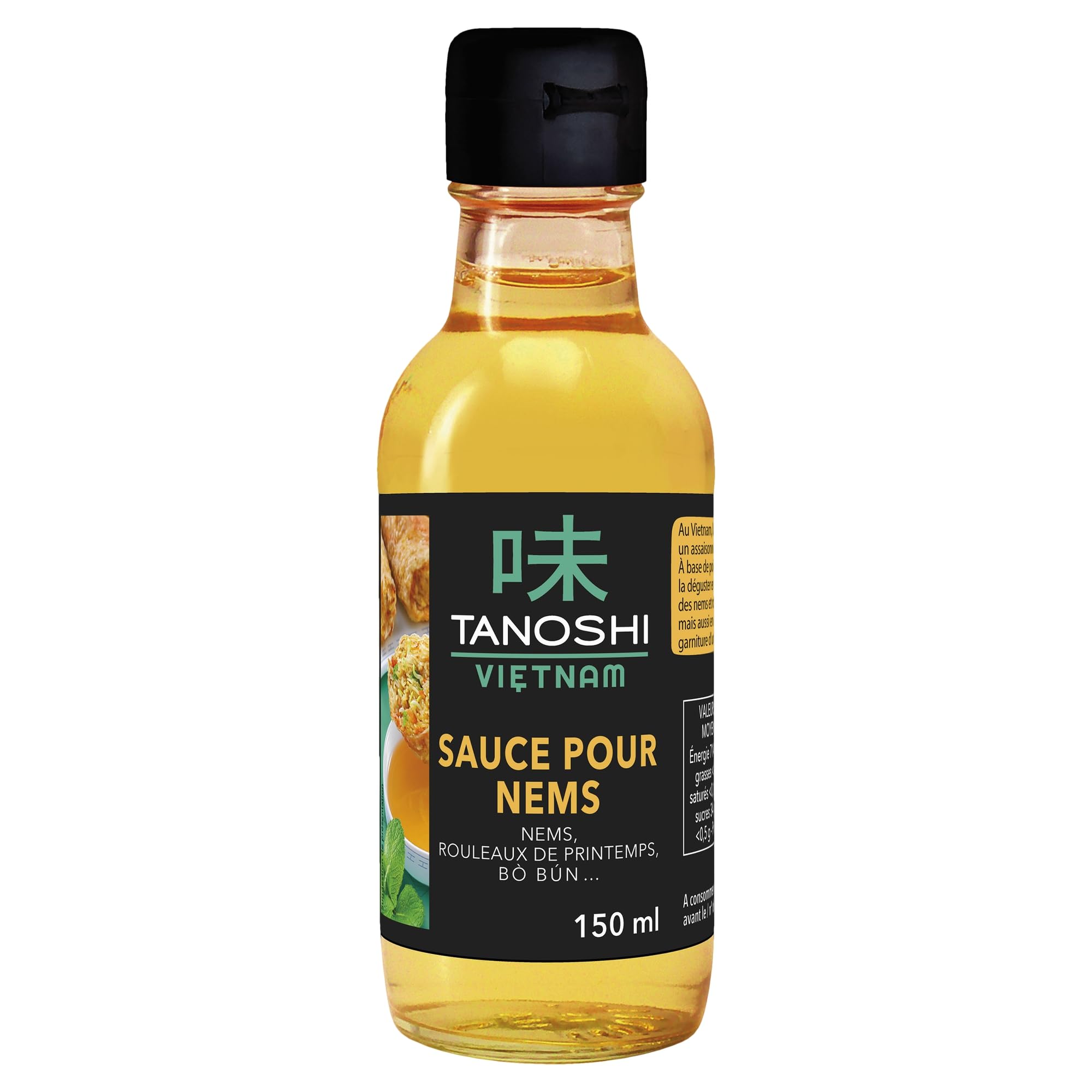 Tanoshi Vietnam Salsa Nem Pescado Fermentado Acompañamiento Nems Rollos Primavera Marinada Guarnición Sin Aditivo