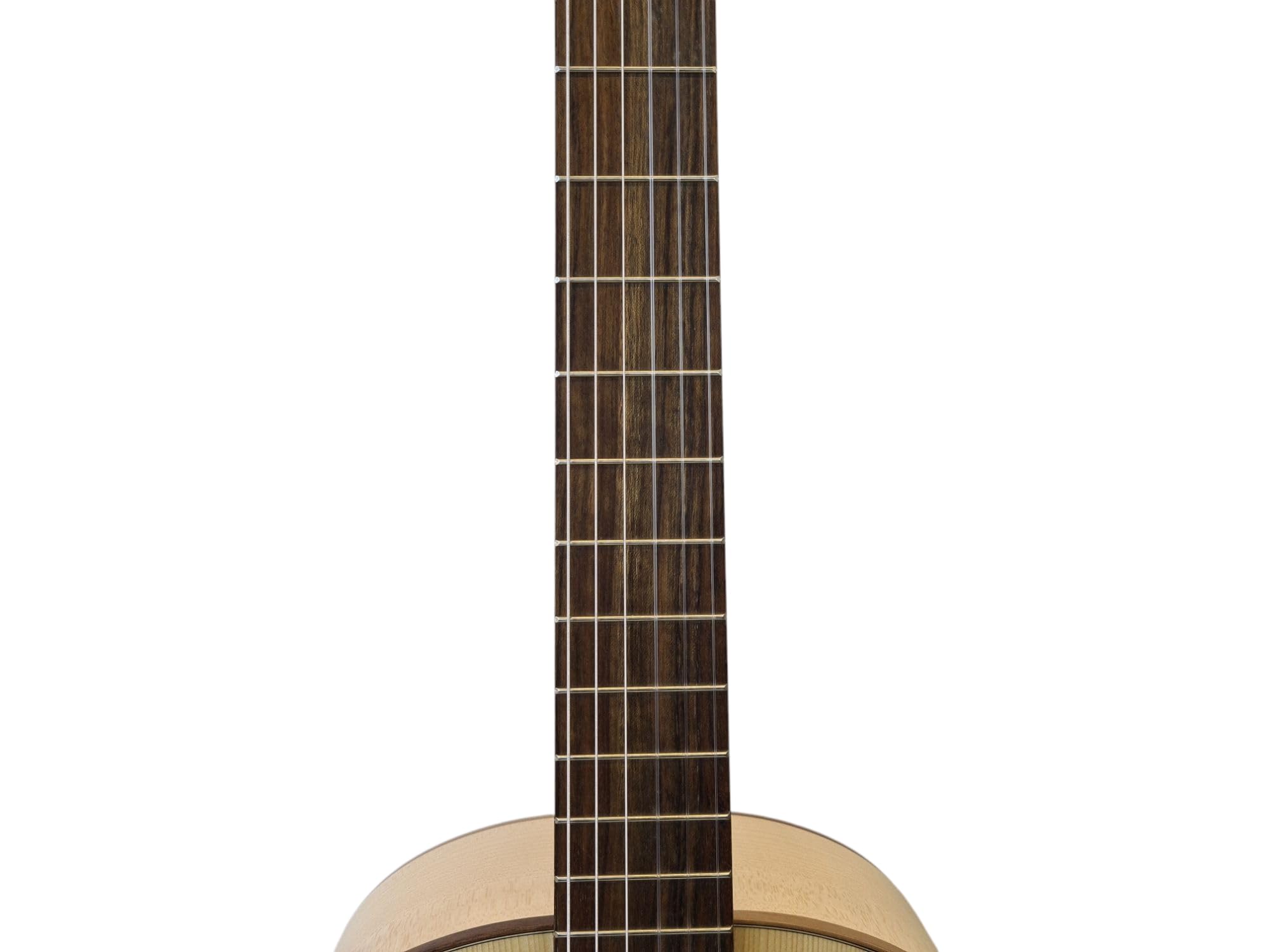 WoidBua SS100 - Chitarra da concerto 4/4 in abete rosso massiccio con sintonizzatore preamp | Chitarra acustica con custodia e tracolla | Musica popolare con suono caldo e pickup Fishman Presys