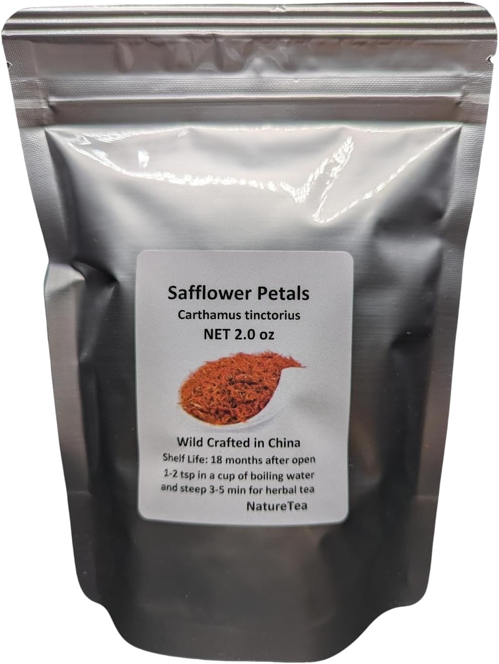Safflower Petals - Carthamus tinctorius Dried Loose petals from 100% Nature (1 oz)
