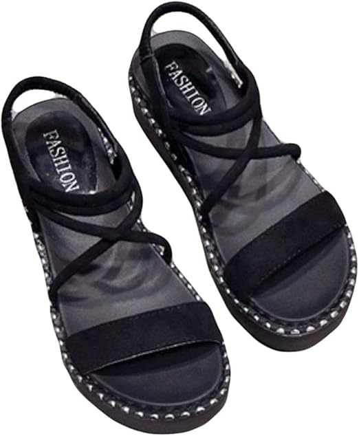 Amazon Co Jp Yitong サンダル レディース 厚底 歩きやすい カジュアル おしゃれ 厚底 サンダル スポーツサンダル 軽量 サンダル ぺたんこ 韓国 ファッション 歩きやすい かわいい シューズ バッグ