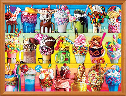 Rompecabezas MasterPieces Trendz - Freakshakes de 300 piezas con agarre fácil, multicolor, 18" x 24" miniatura 4