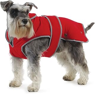 Ancol Muddy Paws Stormguard & Fleece Lining Coat Red Medium