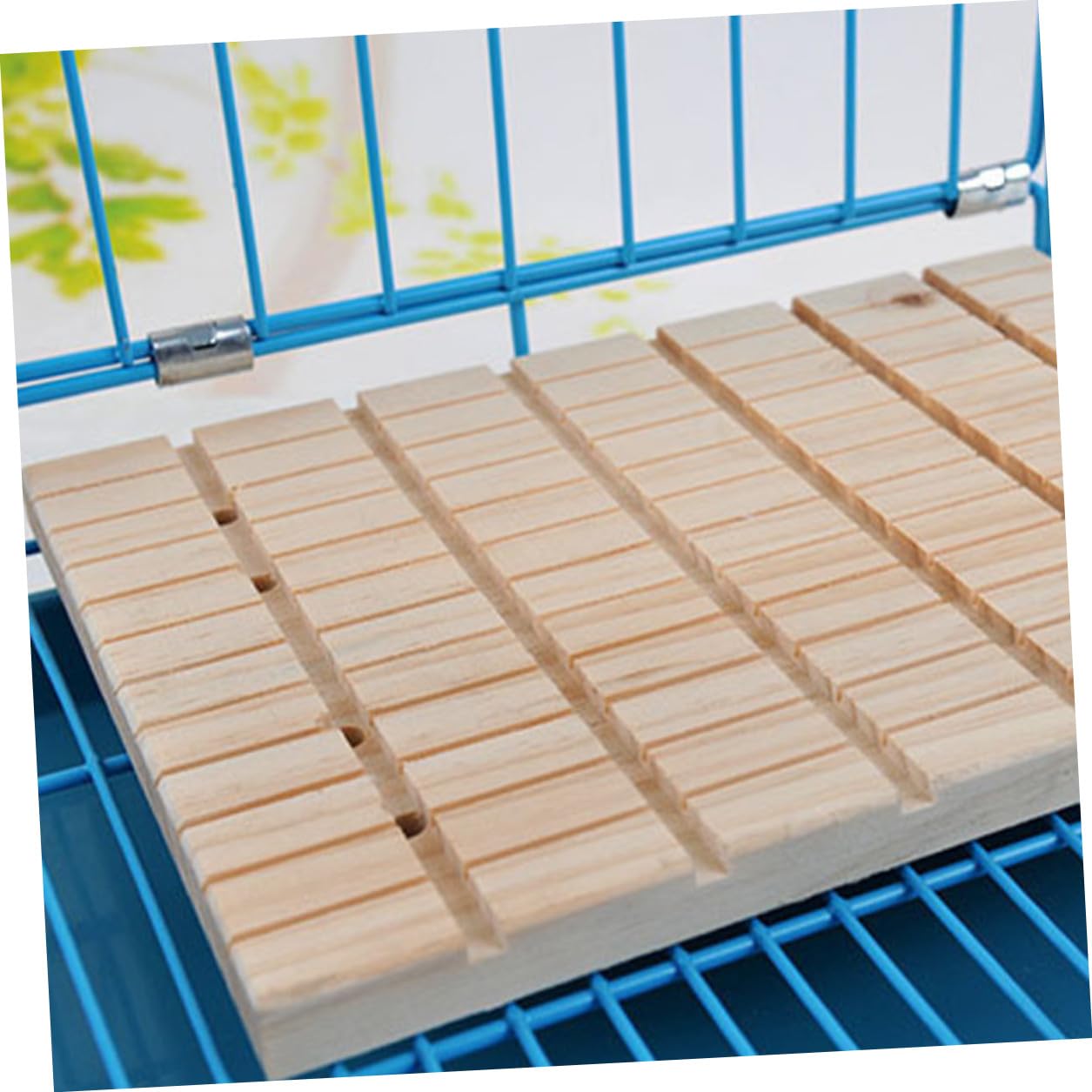 DECHOUS Piastra per Levigatura in Legno per Piccoli Animali Domestici Accessorio per Conigli Levigatrice per Animali in Legno per Topi Grigi Criceti Furetti