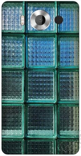 cover compatibile per Nokia Lumia 950, in plastica rigida,Design vetro