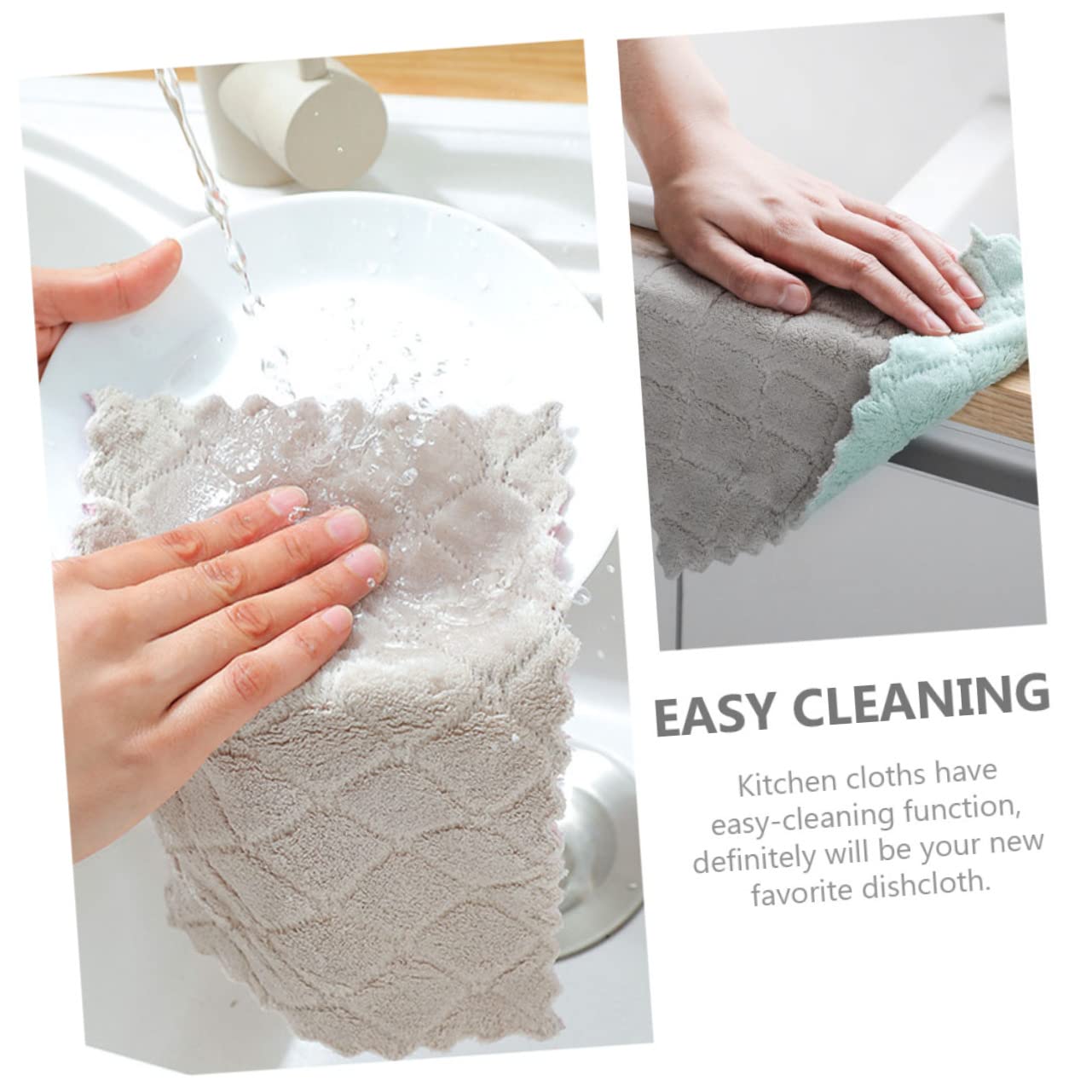Gatuida 40piezas Paquete De Paños De Cocina Absorbentes De Microfibra para Limpieza Eficaz Reutilizables y Lavables para Utensilios y Menaje De Cocina