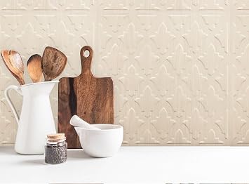 Tink 3 Boyutlu Duvar Paneli Kabartmalı Salon Desenli Pvc 41x41 cm/ 6 Adet /1 m²