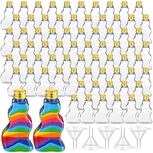Bouteille de collection pour loisirs créatifs : lot de 50 flacons vague plastique sans désordre