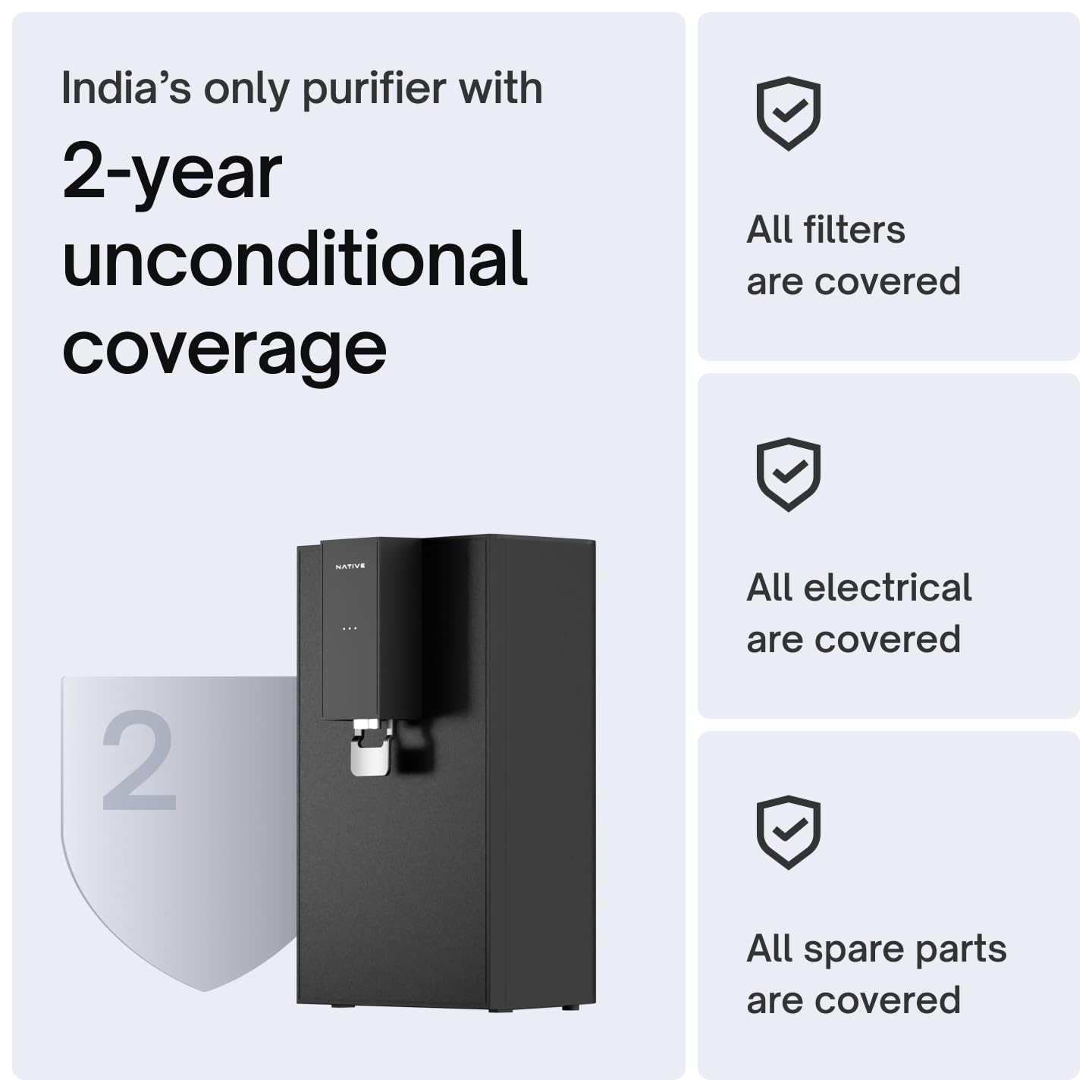 New Year Sale Native By Urban Company M0 Ro+ Uv Water Purifier | No Servic...