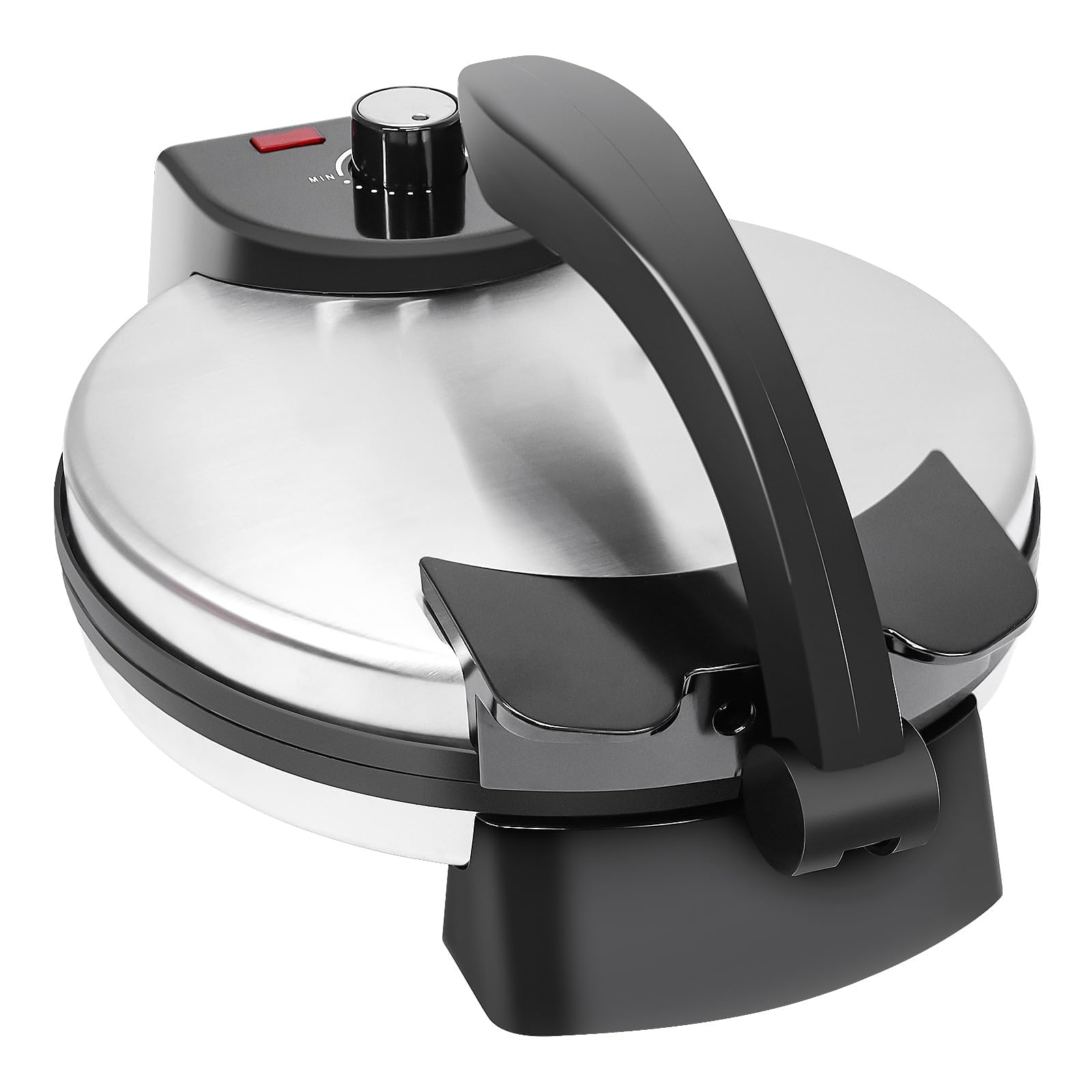 Qussse Roti Maker 1200W - Tortilla Presse Mit Antihaft Für Tacos & Fladenbrot