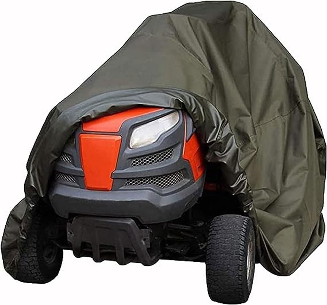Pokrowiec Na Kosiarkę Do Traktorka Wodoodporny Ogród Ogólne Zewnątrz, Przechowywanie Kosiarki, Jazda(Green,XX-Large)