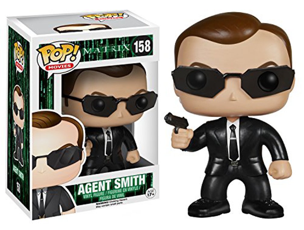 マトリックス トリニティ エージェントスミス FUNKO POP フィギュア Amazon.com: Funko POP Movies: The Matrix - Agent Smith Action