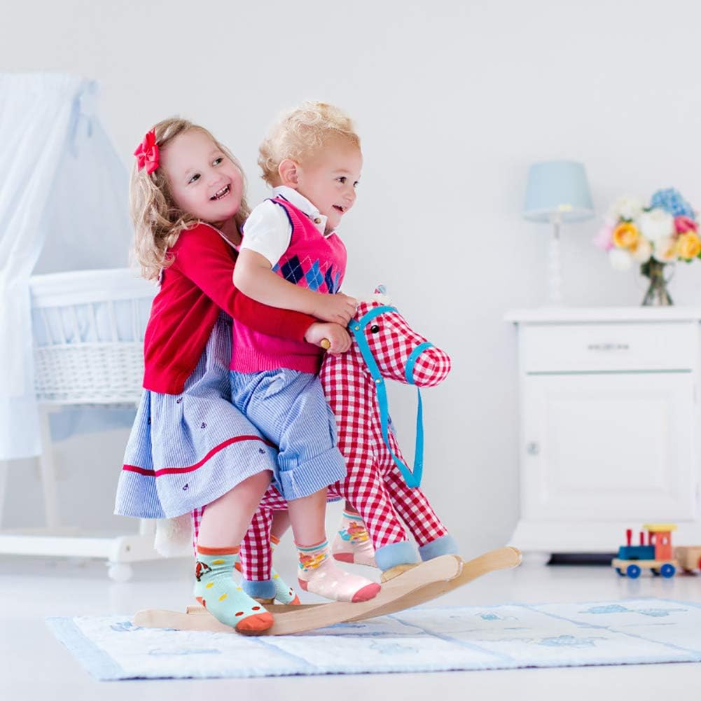 Tphon Toddler Boy Socks with Grips 12 Pairs Kids Anti Slip Cotton Crew Socks for Boys, Girls 1-7 Years - Image 3