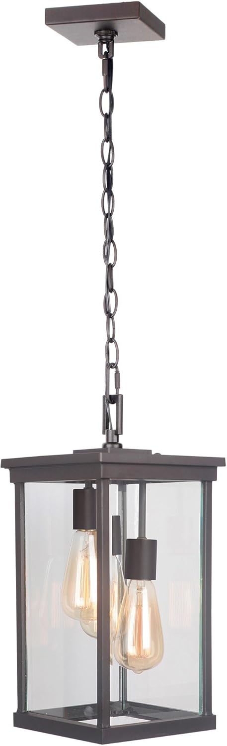 Bіg Sаlе Craftmade Z9721-OBO Riviera Outdoor Glass Pendant Lighting, 3-Light, 180 Watts, Oiled Bronze (8W x 16H)